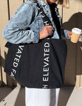 The Large Everyday Black Tote
